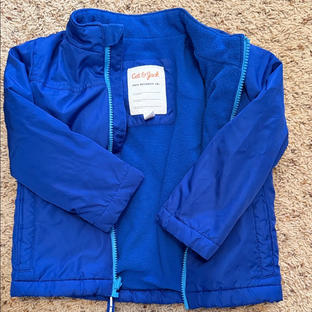 Cat & Jack Royal Blue Fleece Jacket